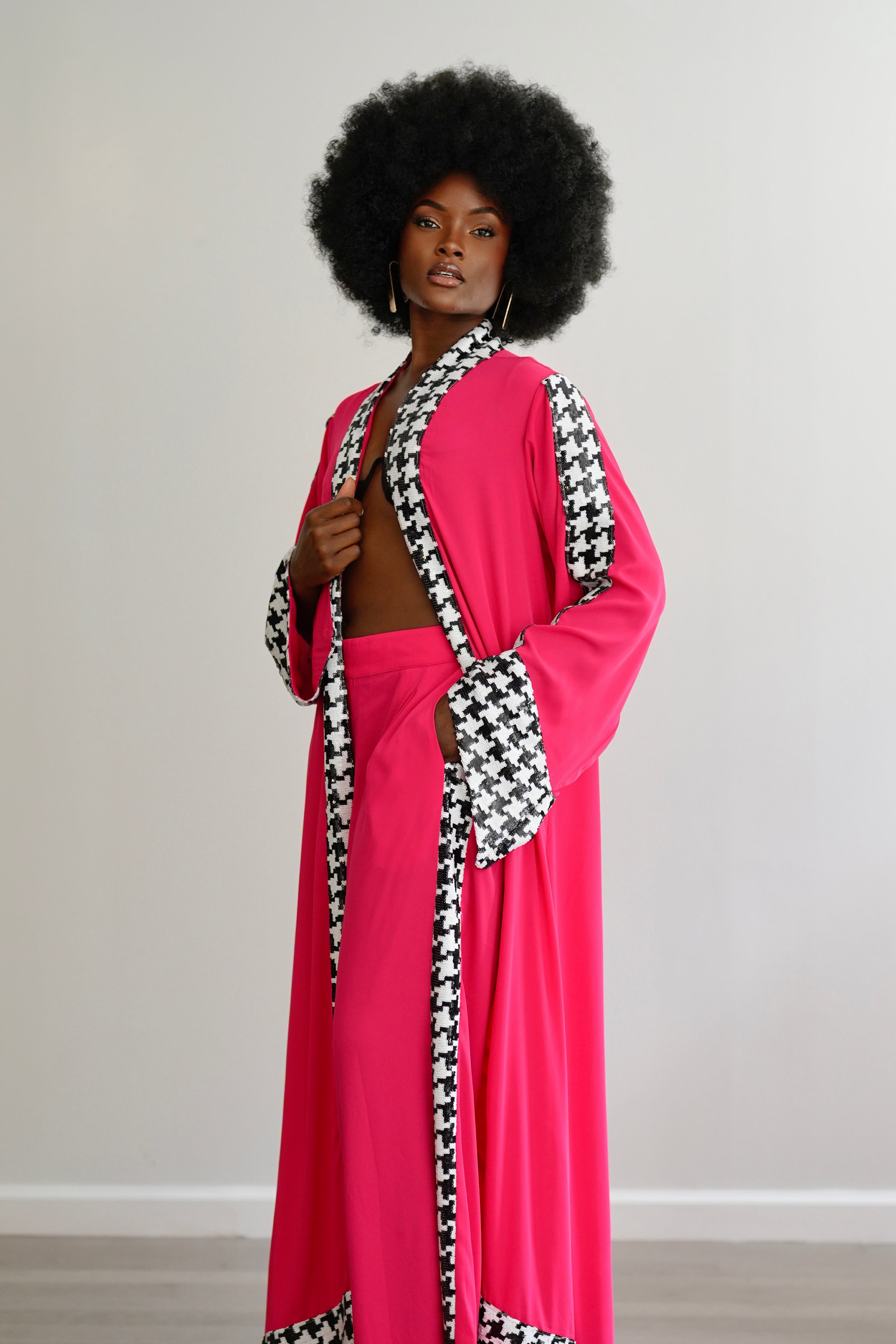 Pink Colette Duster