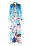 Alanya Print Shirt Dress