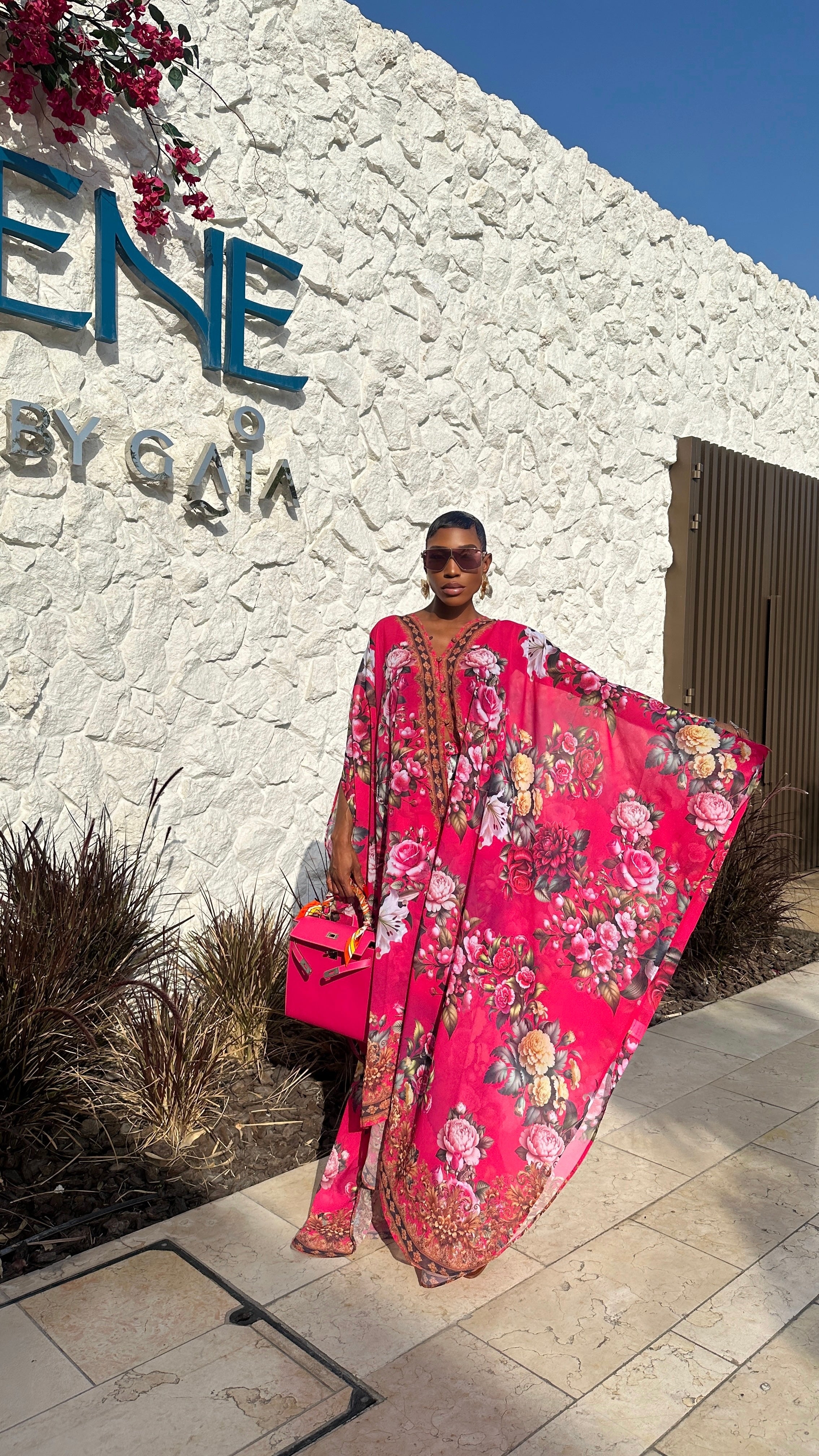 Rosa Goddess Kaftan