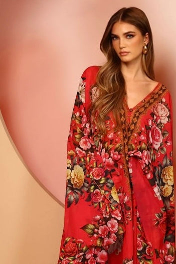 Rosa Goddess Kaftan