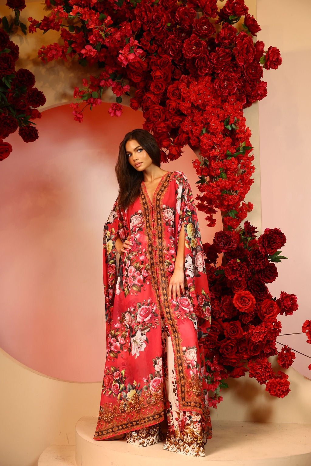 Rosa Goddess Kaftan