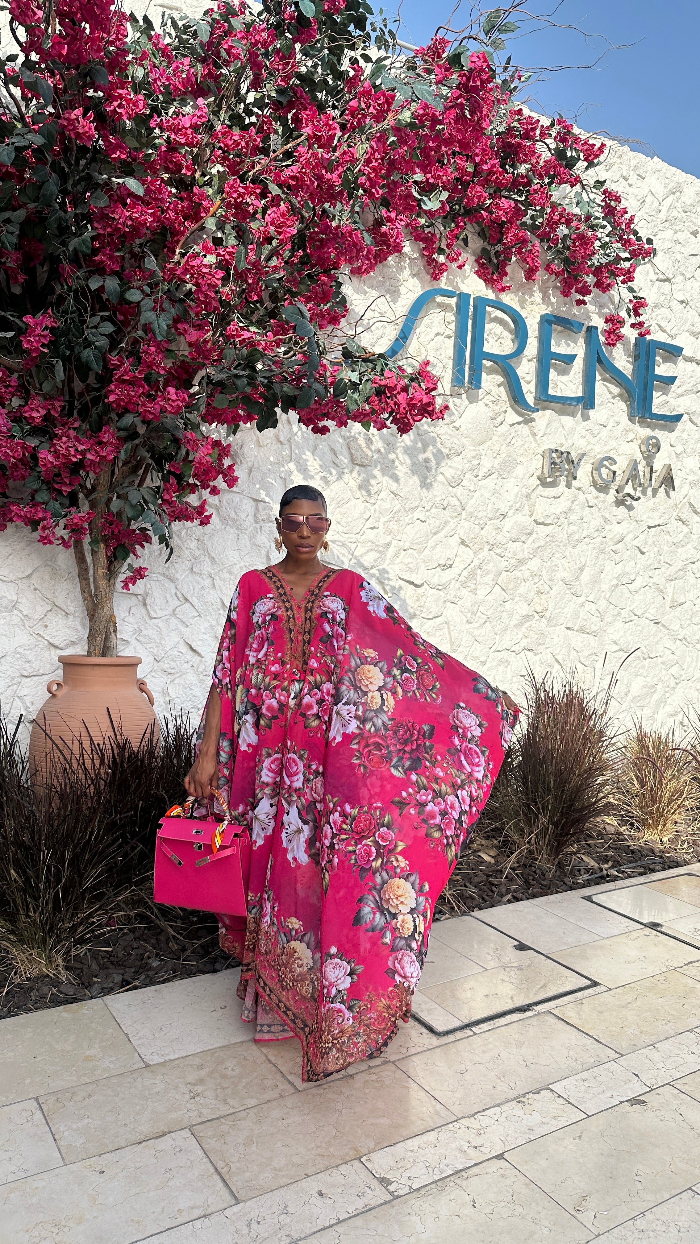 Rosa Goddess Kaftan
