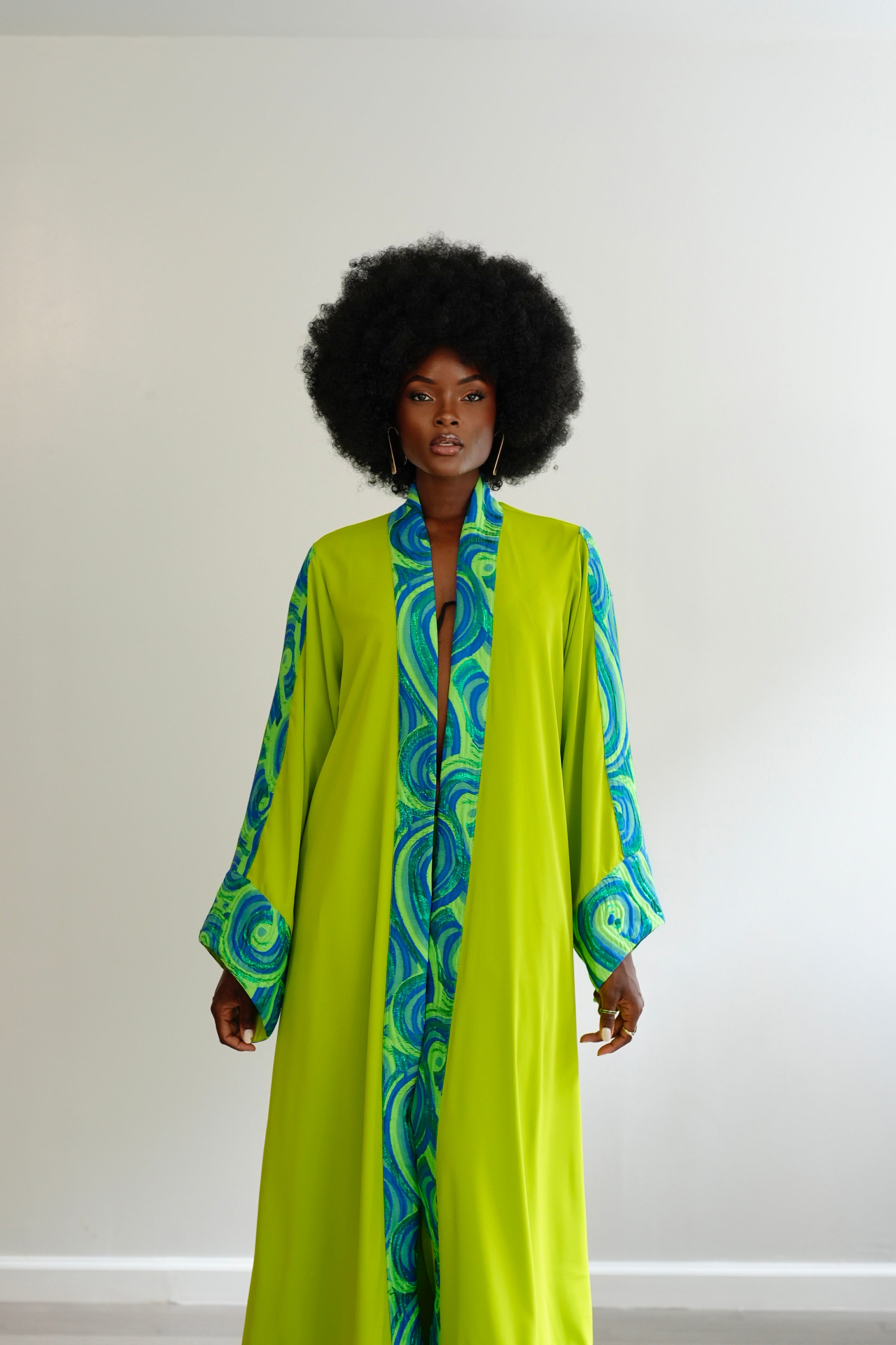 Green Colette Duster