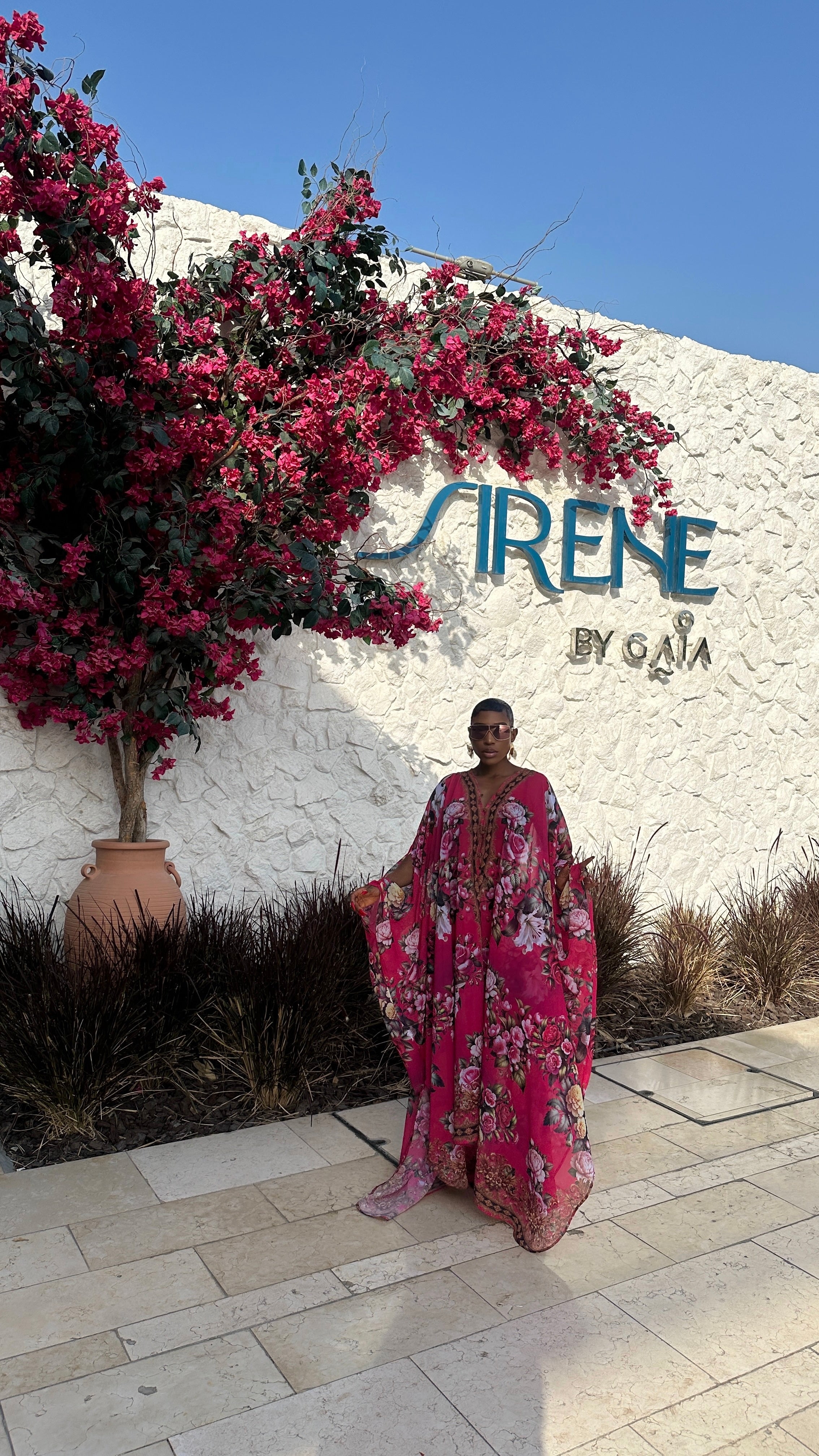 Rosa Goddess Kaftan