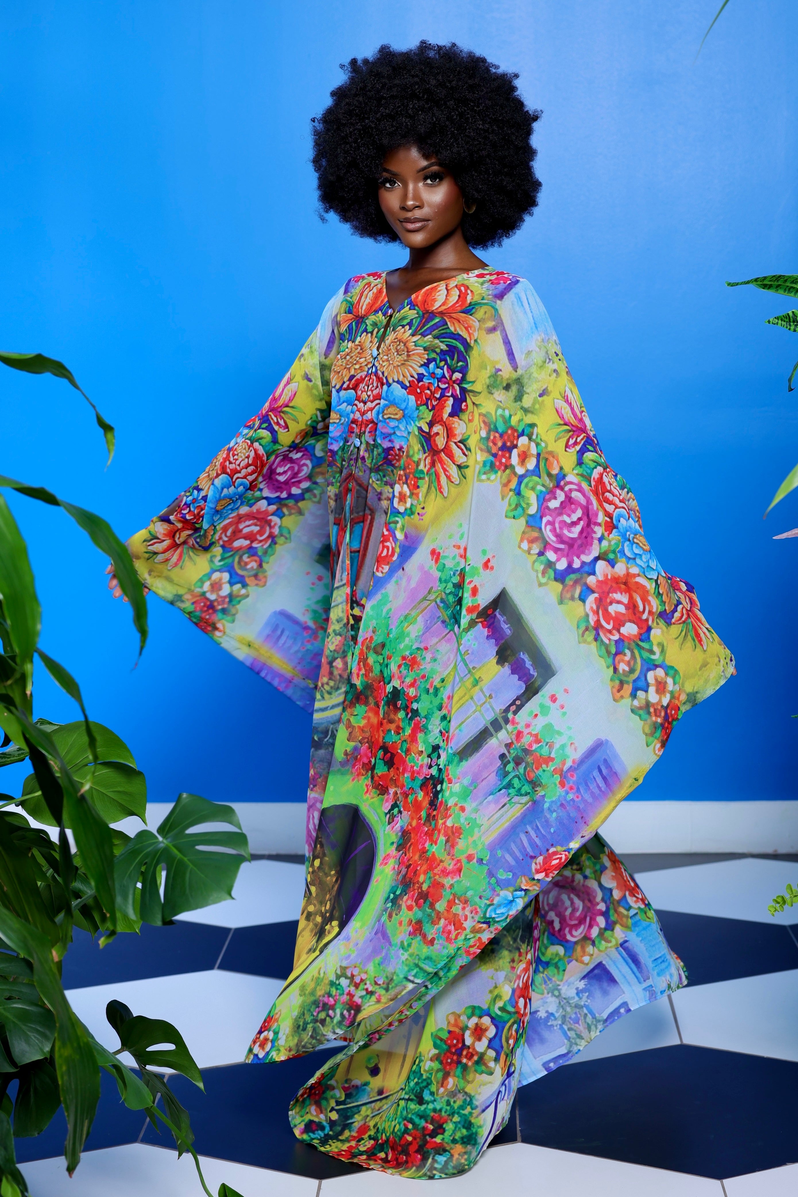 Sicily Goddess Kaftan