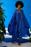 Blue Eloise Goddess Kaftan