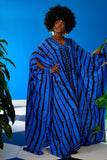 Blue Eloise Goddess Kaftan