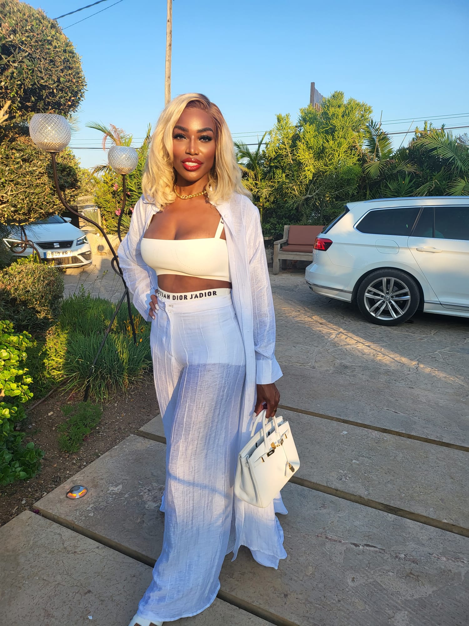 Selena Shirt Dress in White