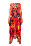Dahlia Goddess kaftan - saisankoh