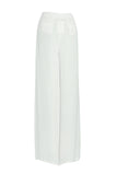 White Lurex Eleanor Pants - saisankoh
