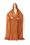 lupita nyong'o brown kaftan in music video