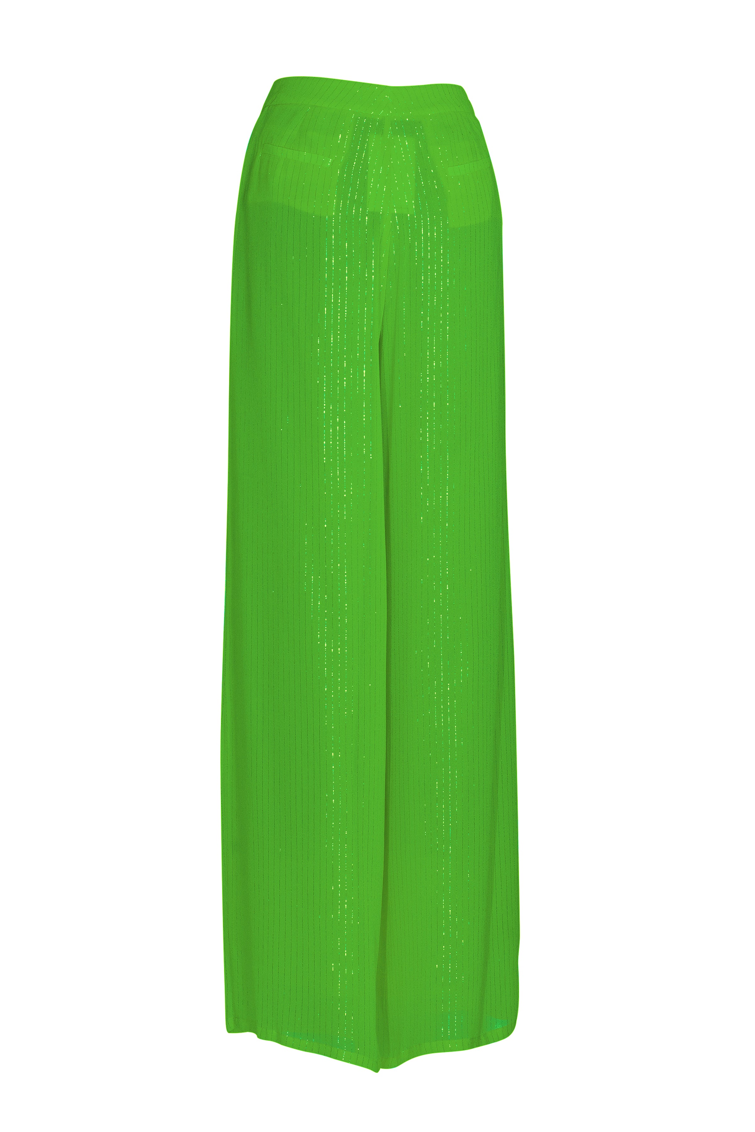 Neon Green Lurex Pants - saisankoh