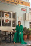 Selena Shirt Dress in Jade