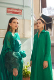 Selena Shirt Dress in Jade