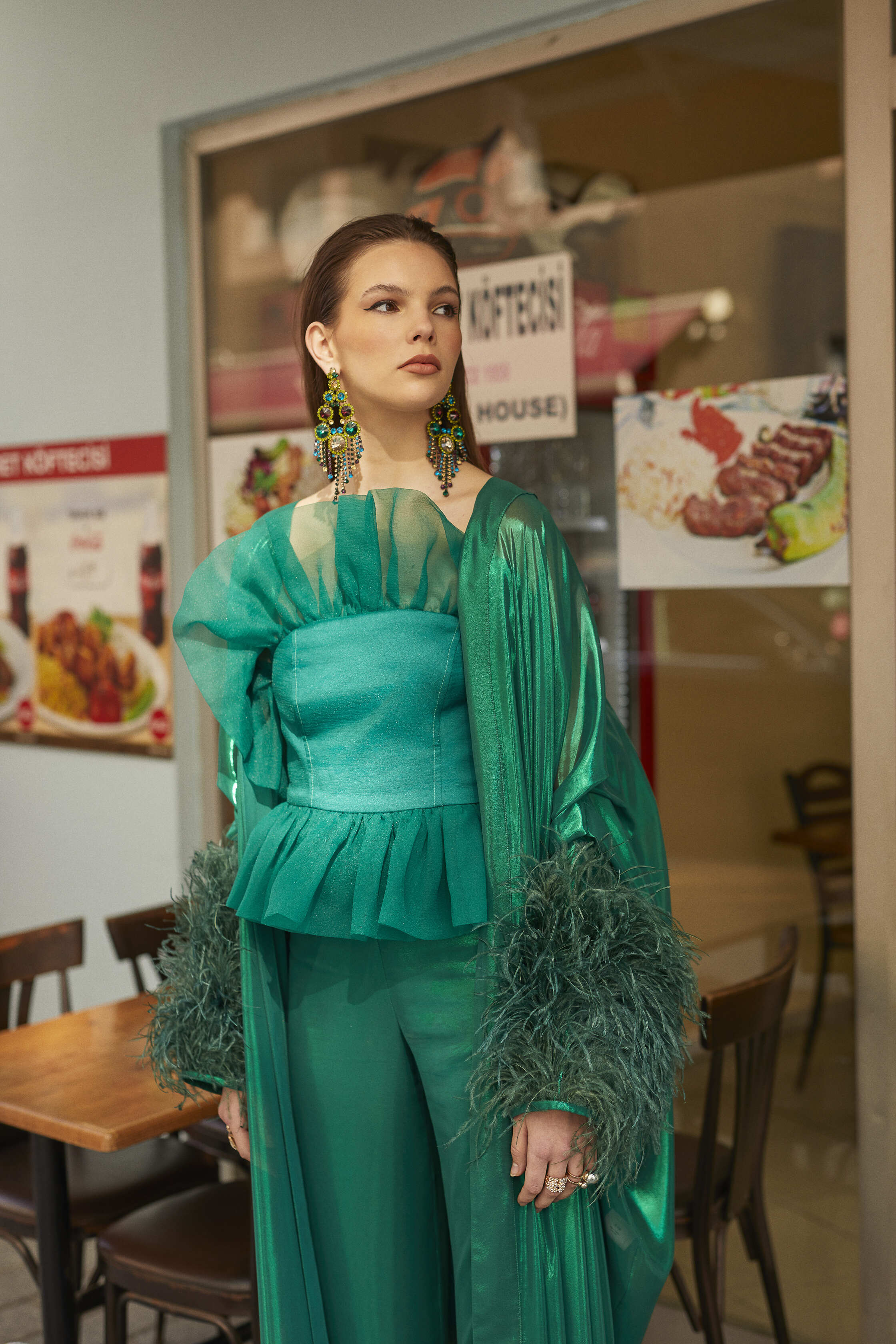 Nadia Coat in Emerald