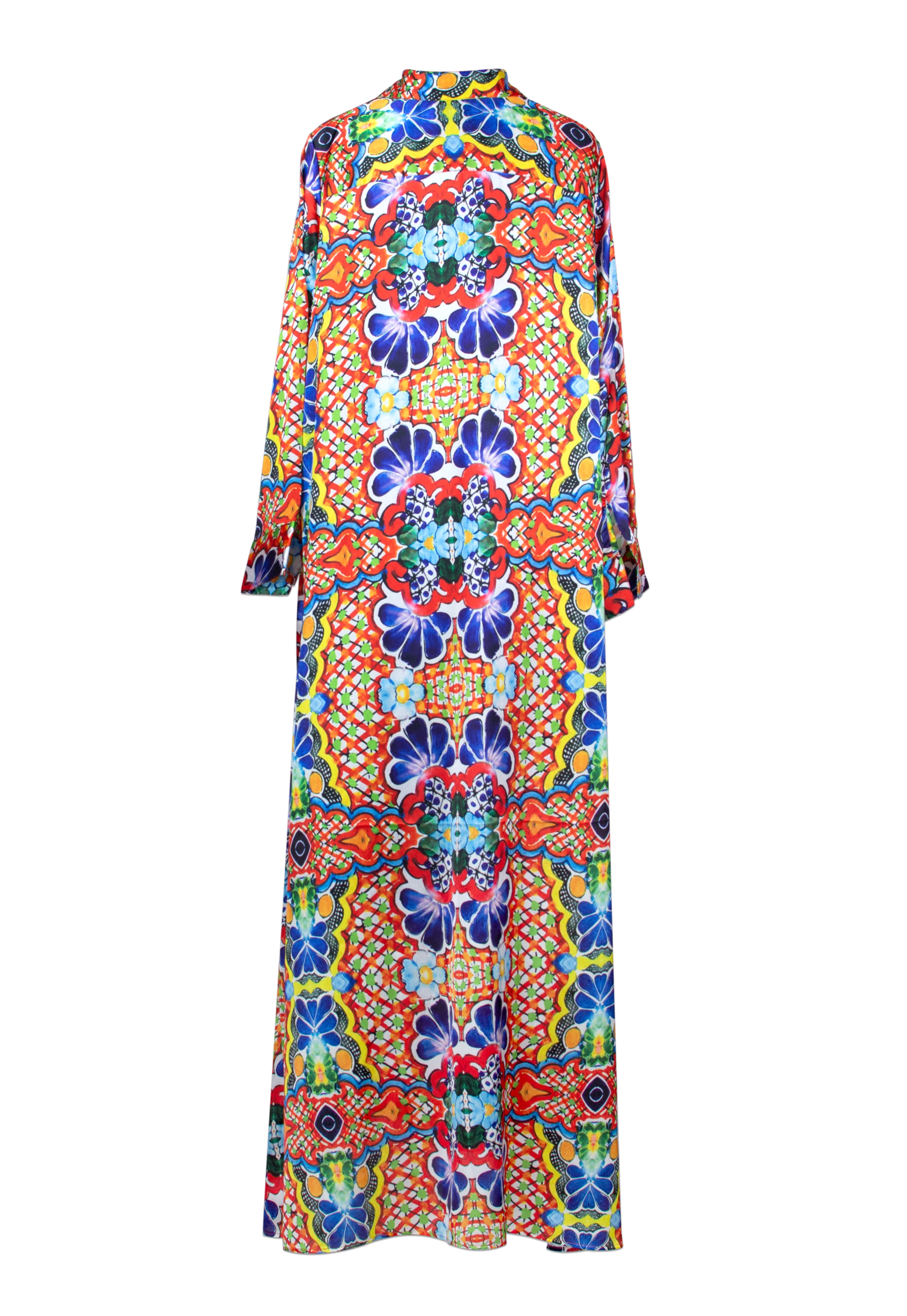 Morgana Print Shirt Dress - saisankoh
