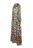 Magdalene Print Shirt Dress - saisankoh