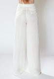 White Lurex Eleanor Pants - saisankoh