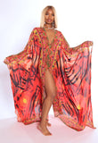 Dahlia Goddess kaftan - saisankoh