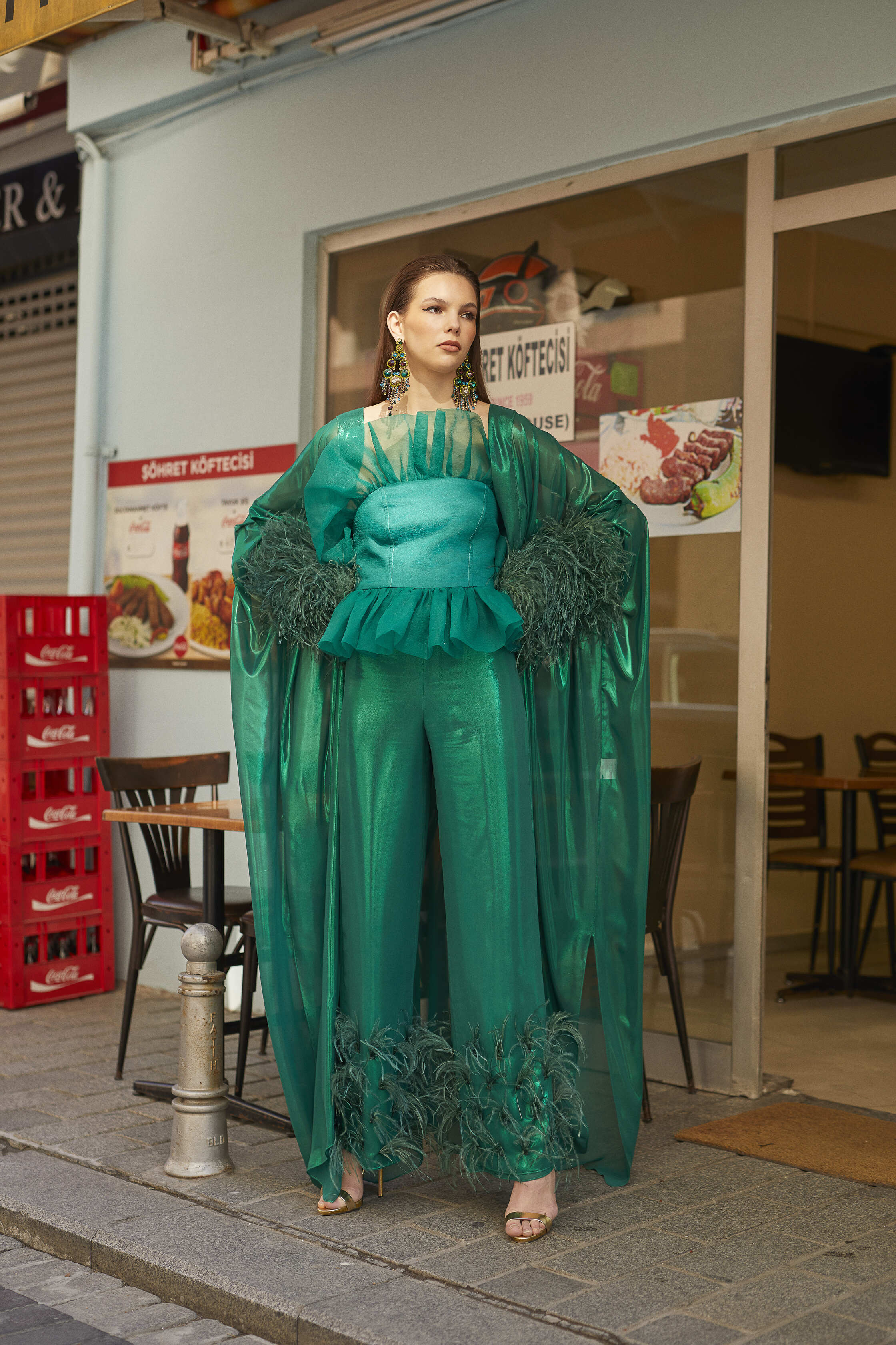 Nadia Coat in Emerald
