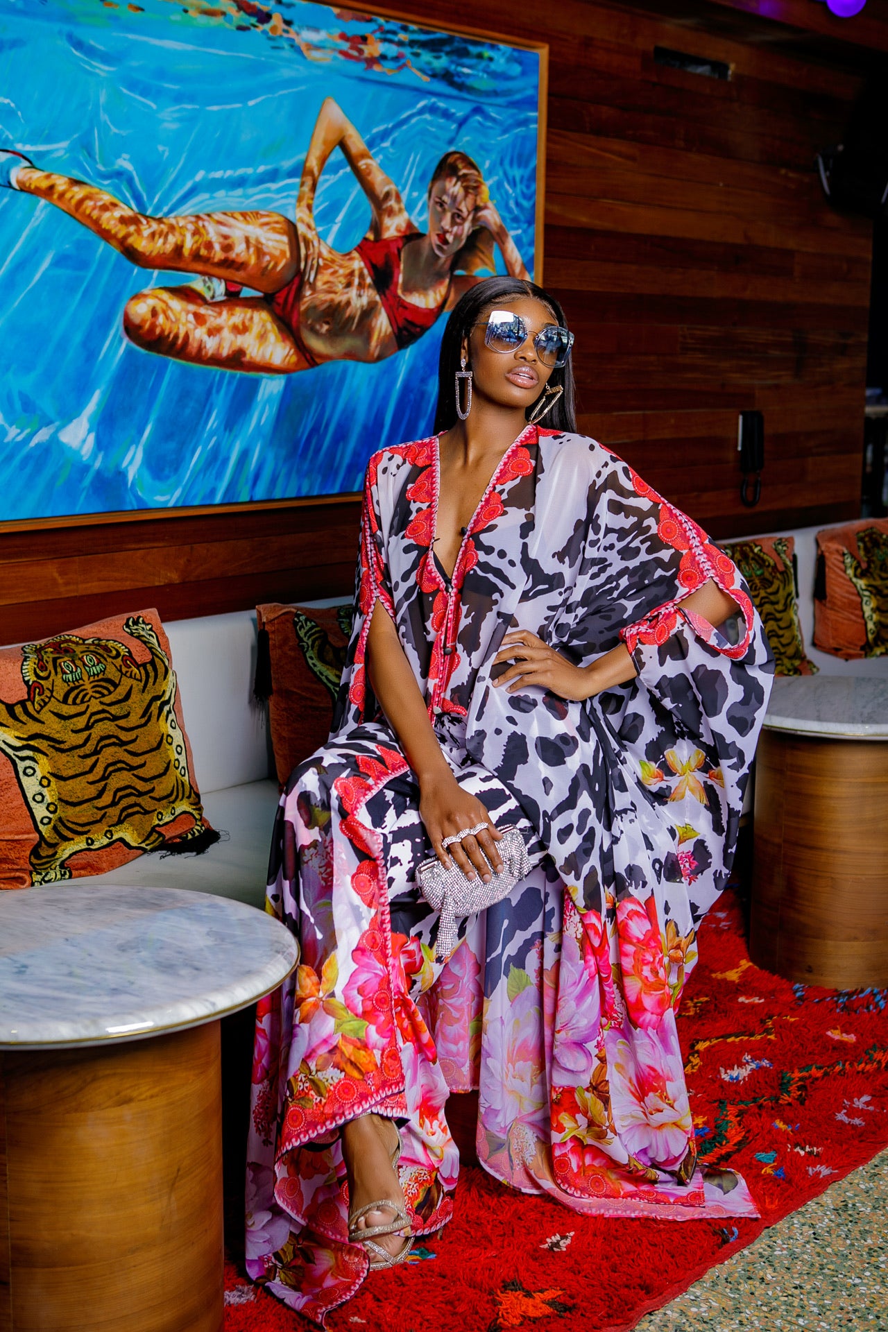 Shiba Goddess kaftan - saisankoh