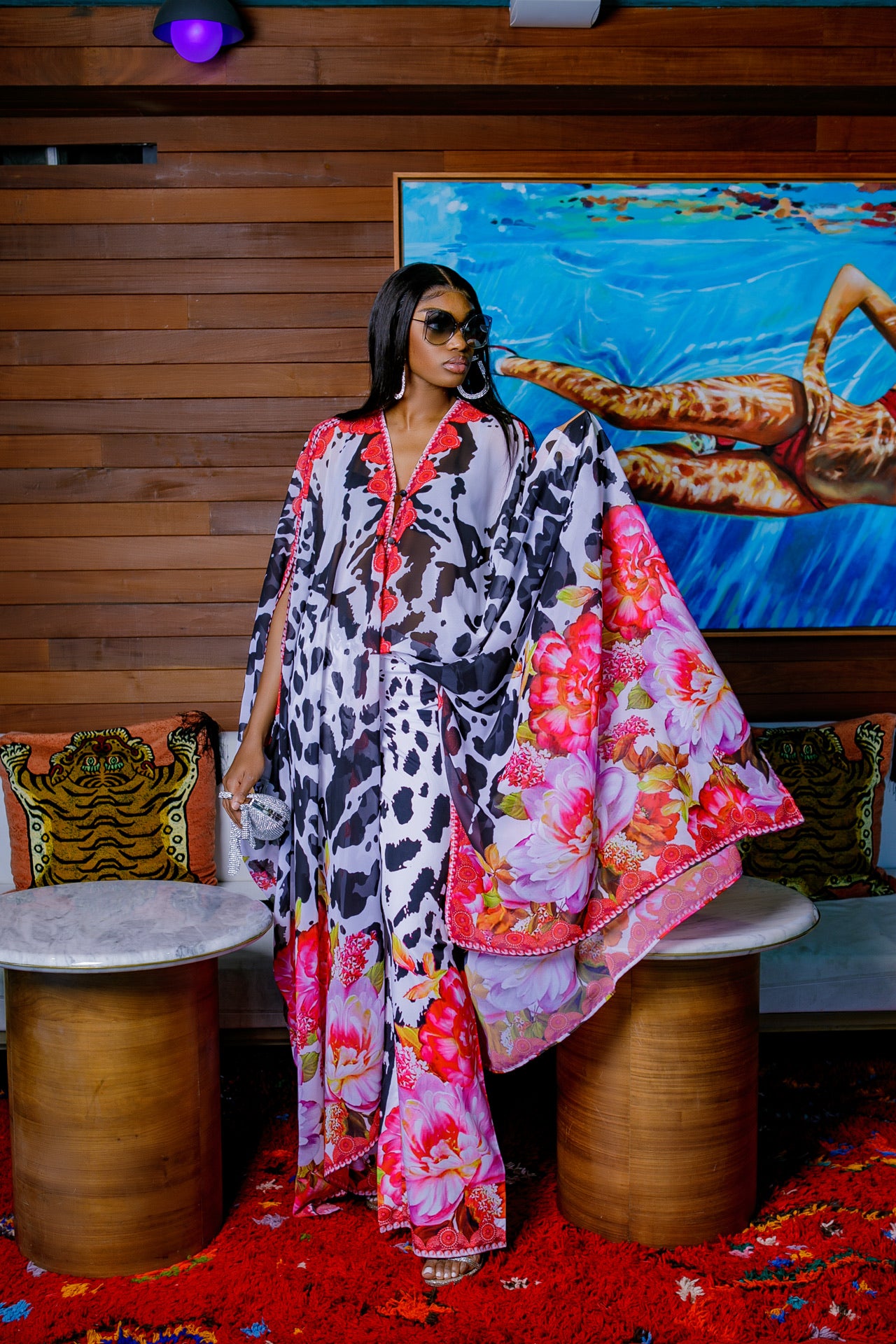Shiba Goddess kaftan - saisankoh