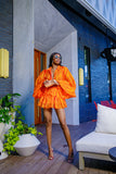 Orange Charlotte Blouse
