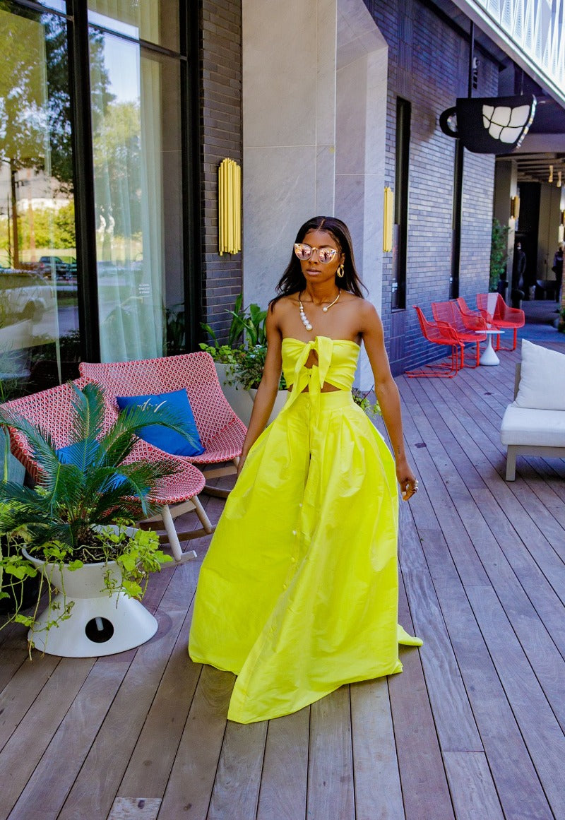 Yellow Soliel Skirt