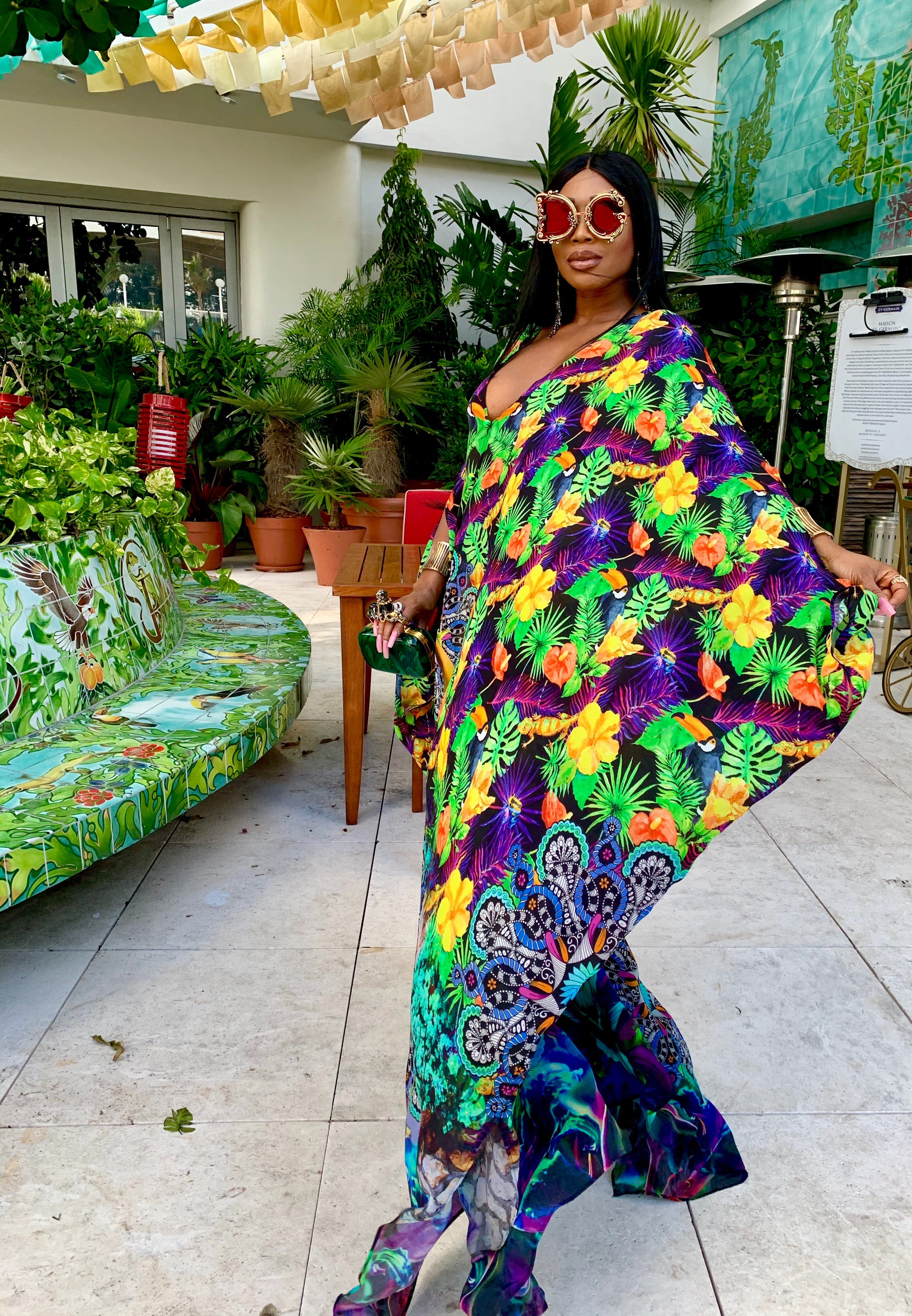 Geneva Goddess Kaftan - saisankoh