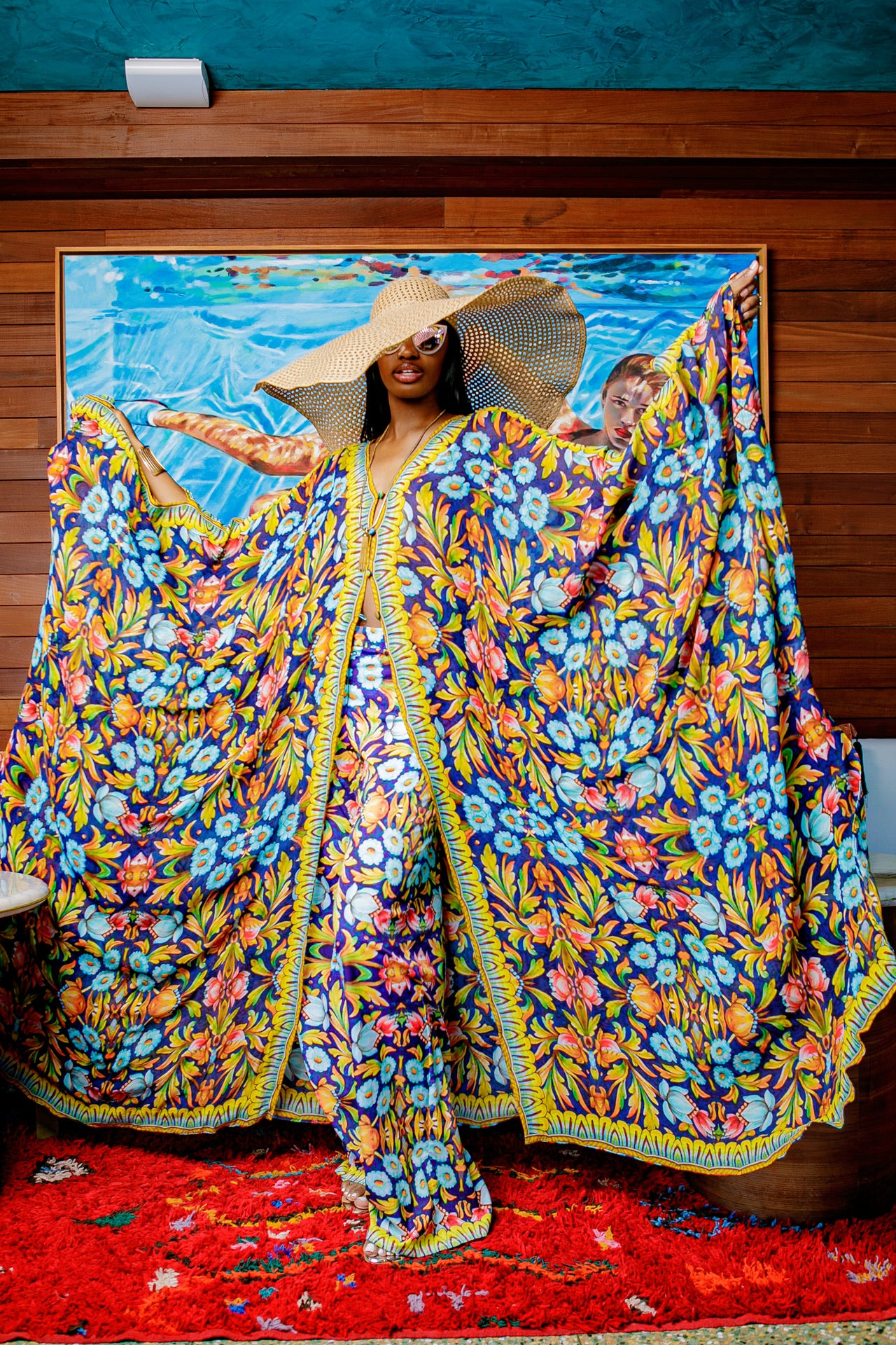 Scarlett Goddess Kaftan - saisankoh