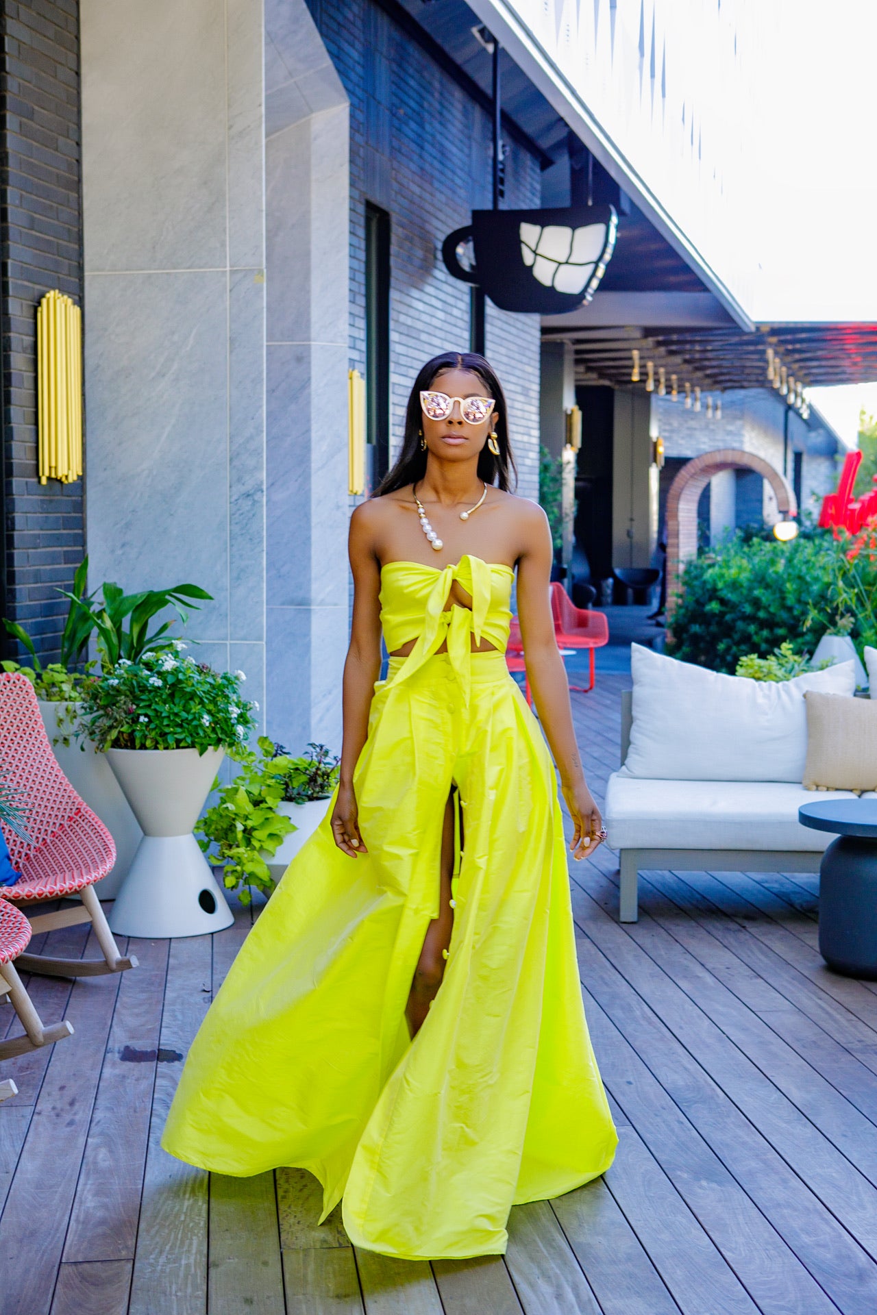 Yellow Soliel Skirt