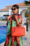 Zehra Print Shirt Dress