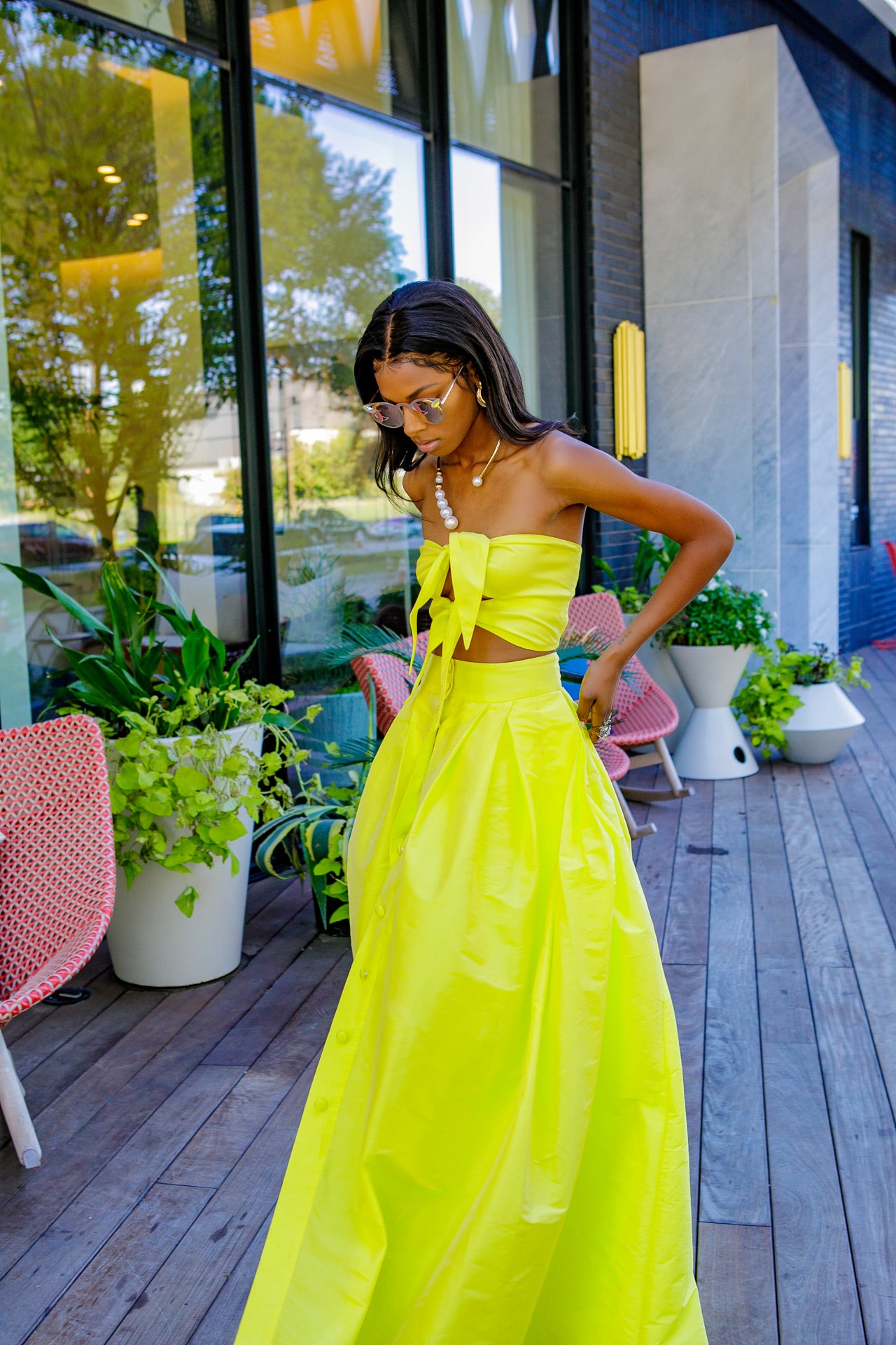 Yellow Soliel Skirt