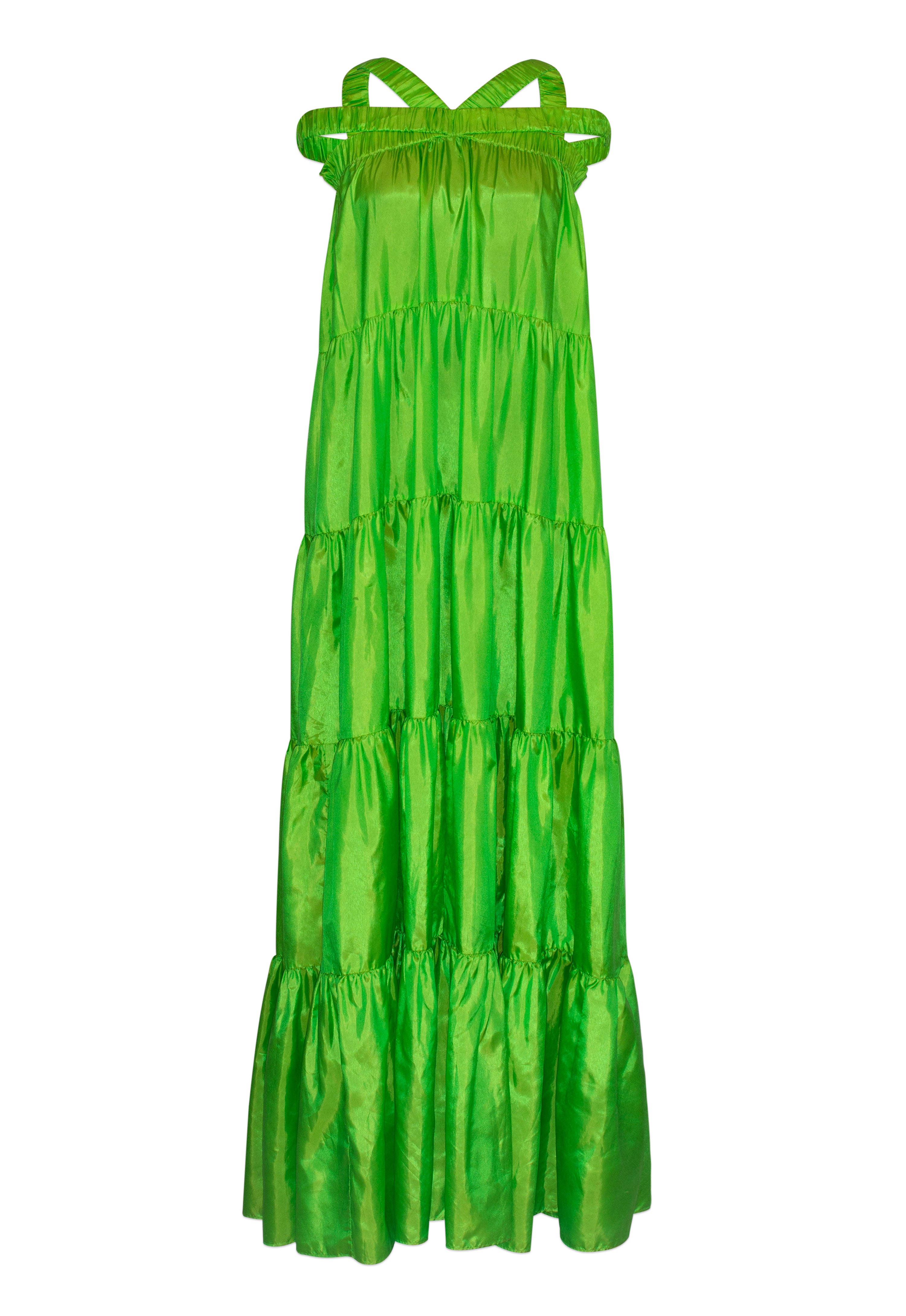 Exclusive villas green dress for summer