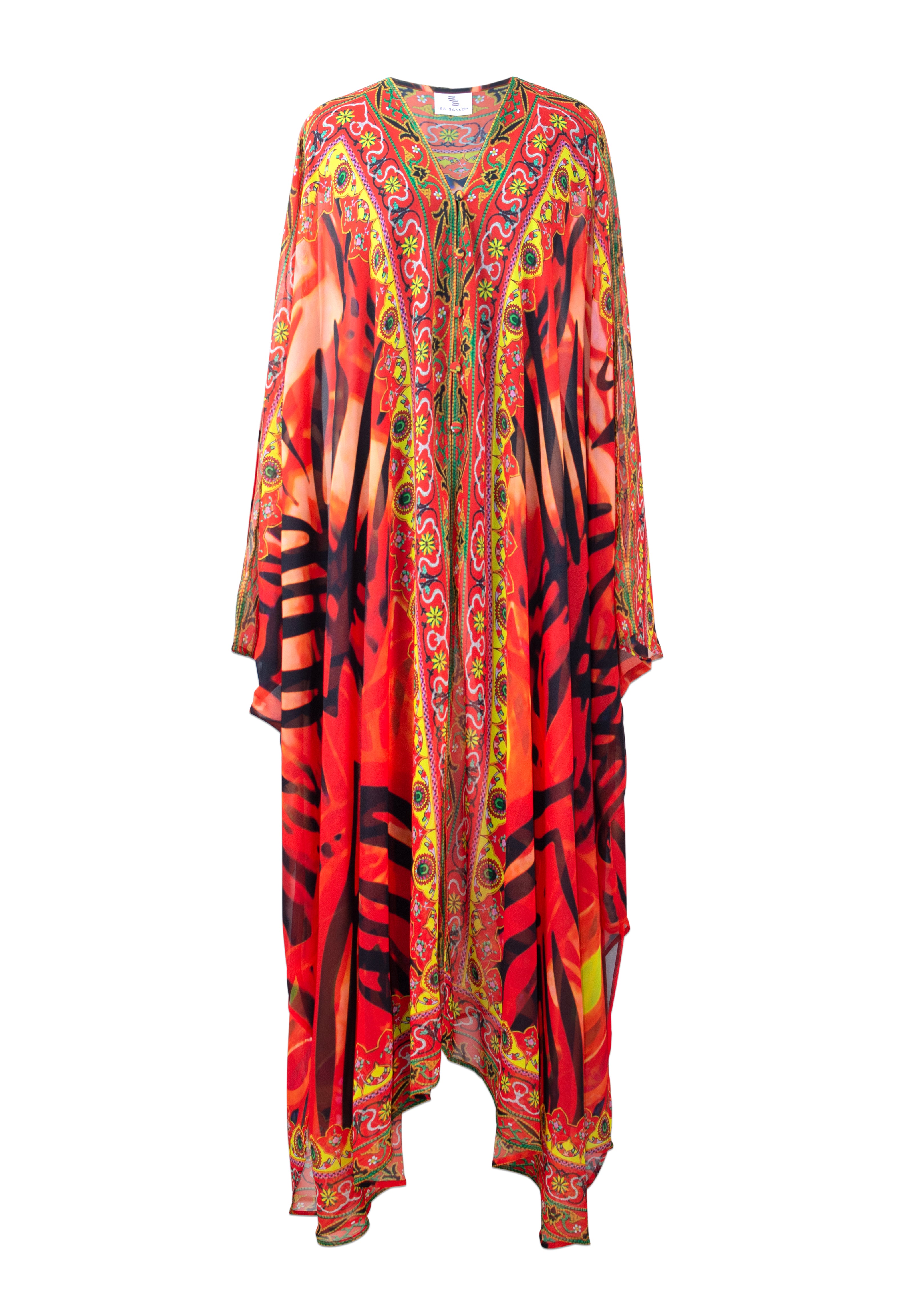 Dahlia Goddess kaftan - saisankoh