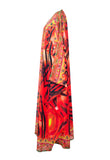 Dahlia Goddess kaftan - saisankoh