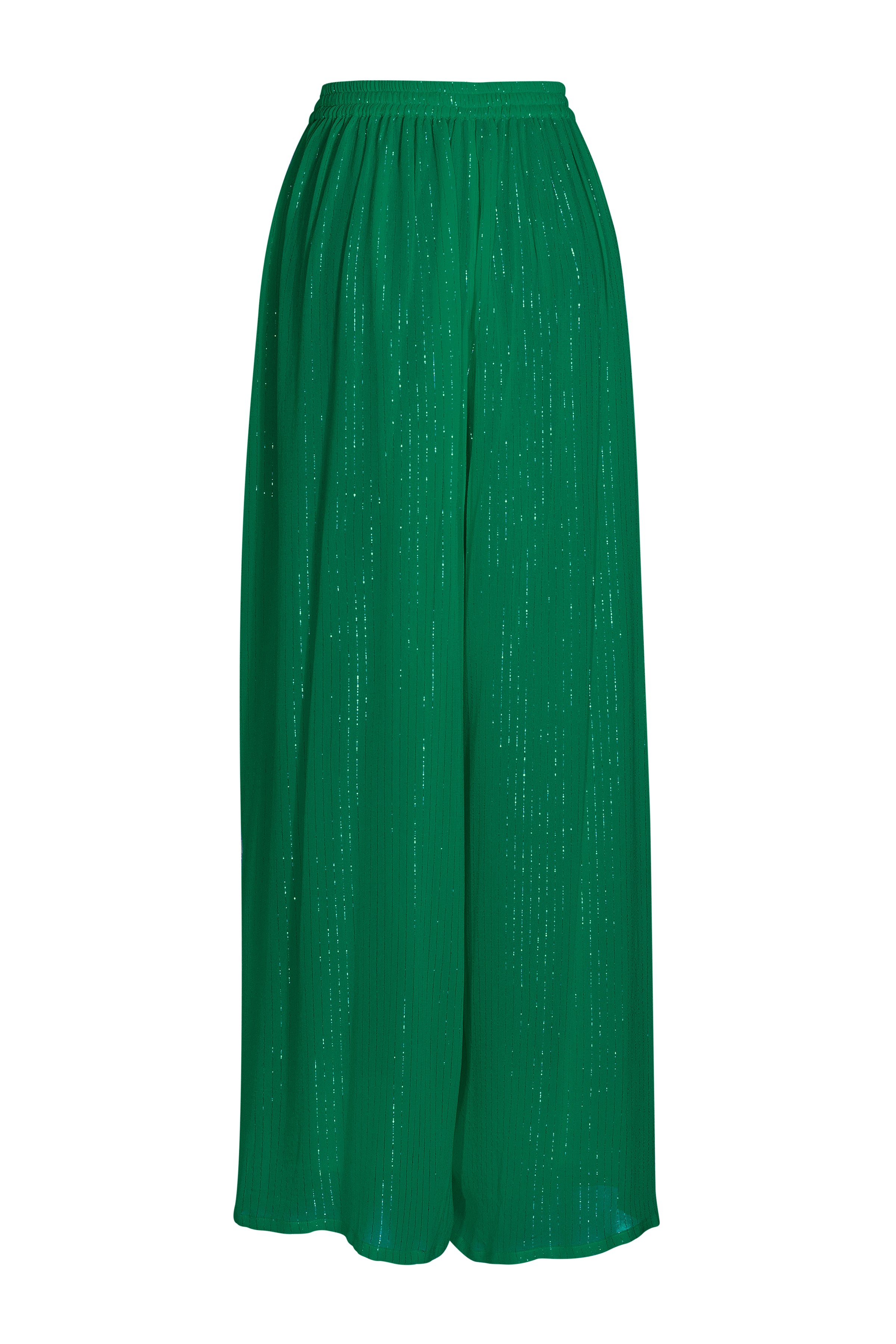 Forest Green Lurex Pants - saisankoh
