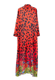 Red Jezebel Shirt Dress - saisankoh