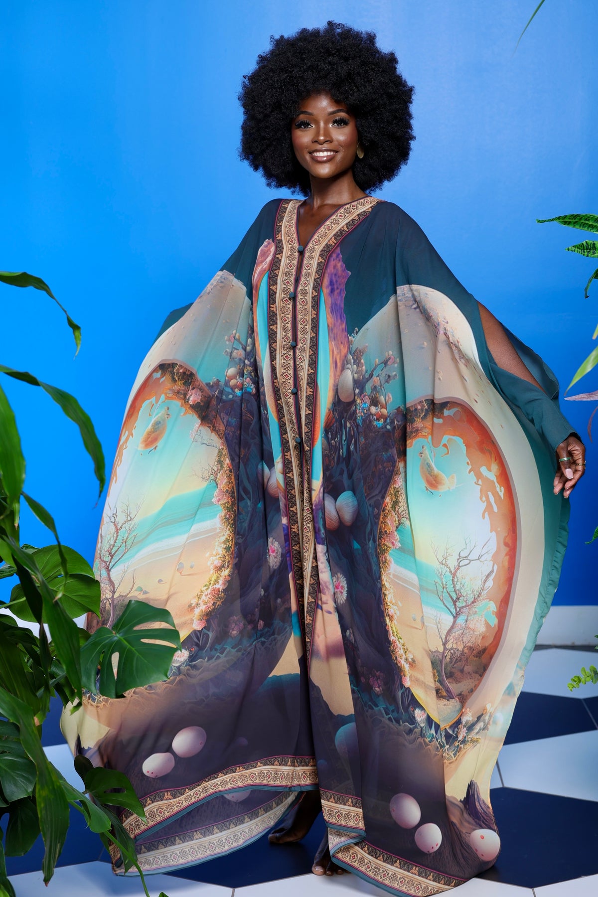 Kim Goddess Kaftan by Sai Sankoh — view 2