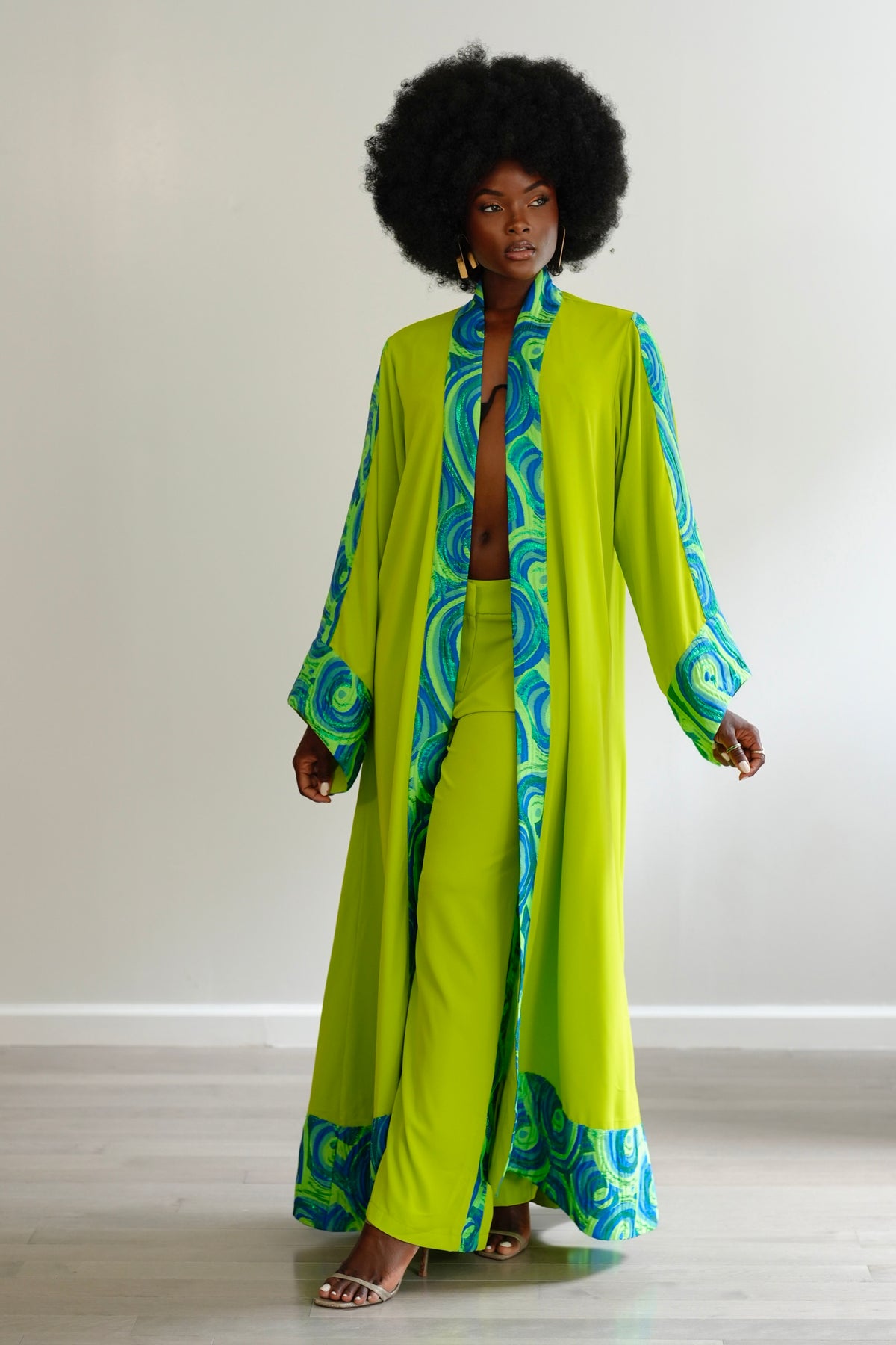 Green Colette Duster by Sai Sankoh — view 5