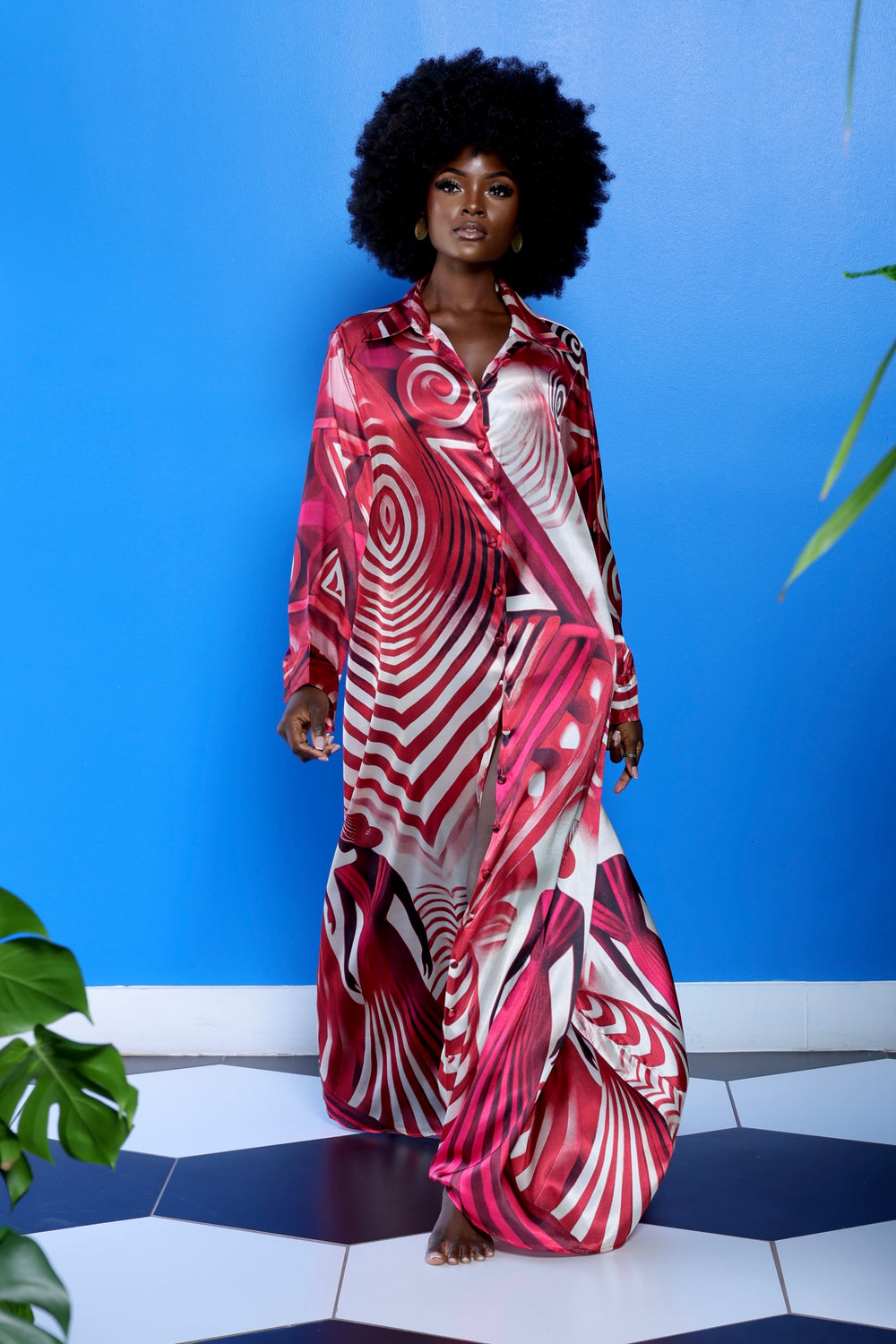 Keva Shirt Dress by Sai Sankoh, luxury resort shirt dress