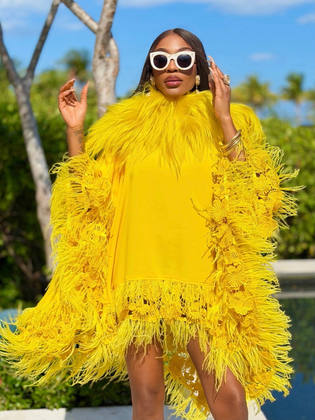 Melba Mini Dress – Canary Yellow