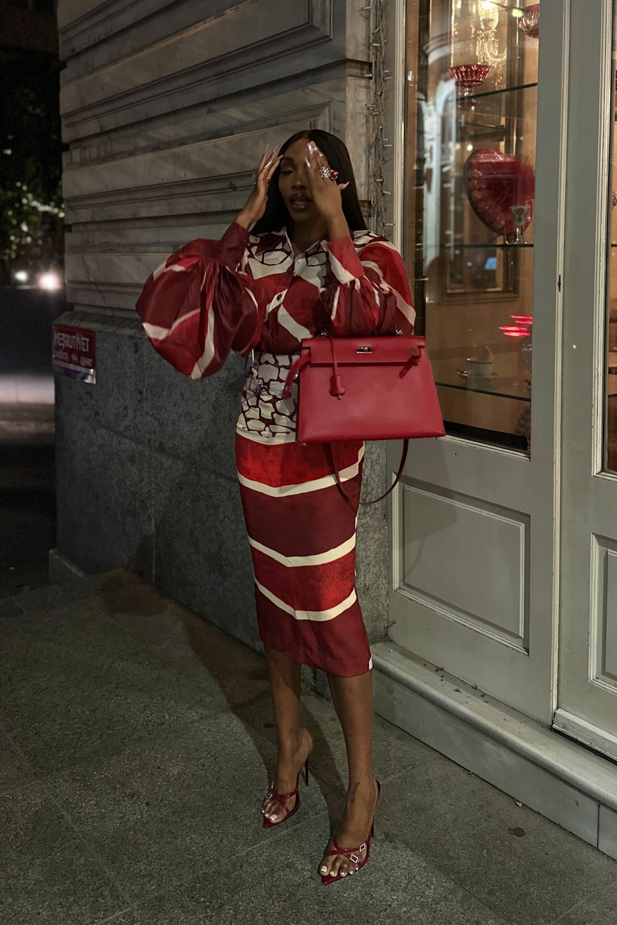 Lava High-Waisted Pencil Skirt by Sai Sankoh — view 2