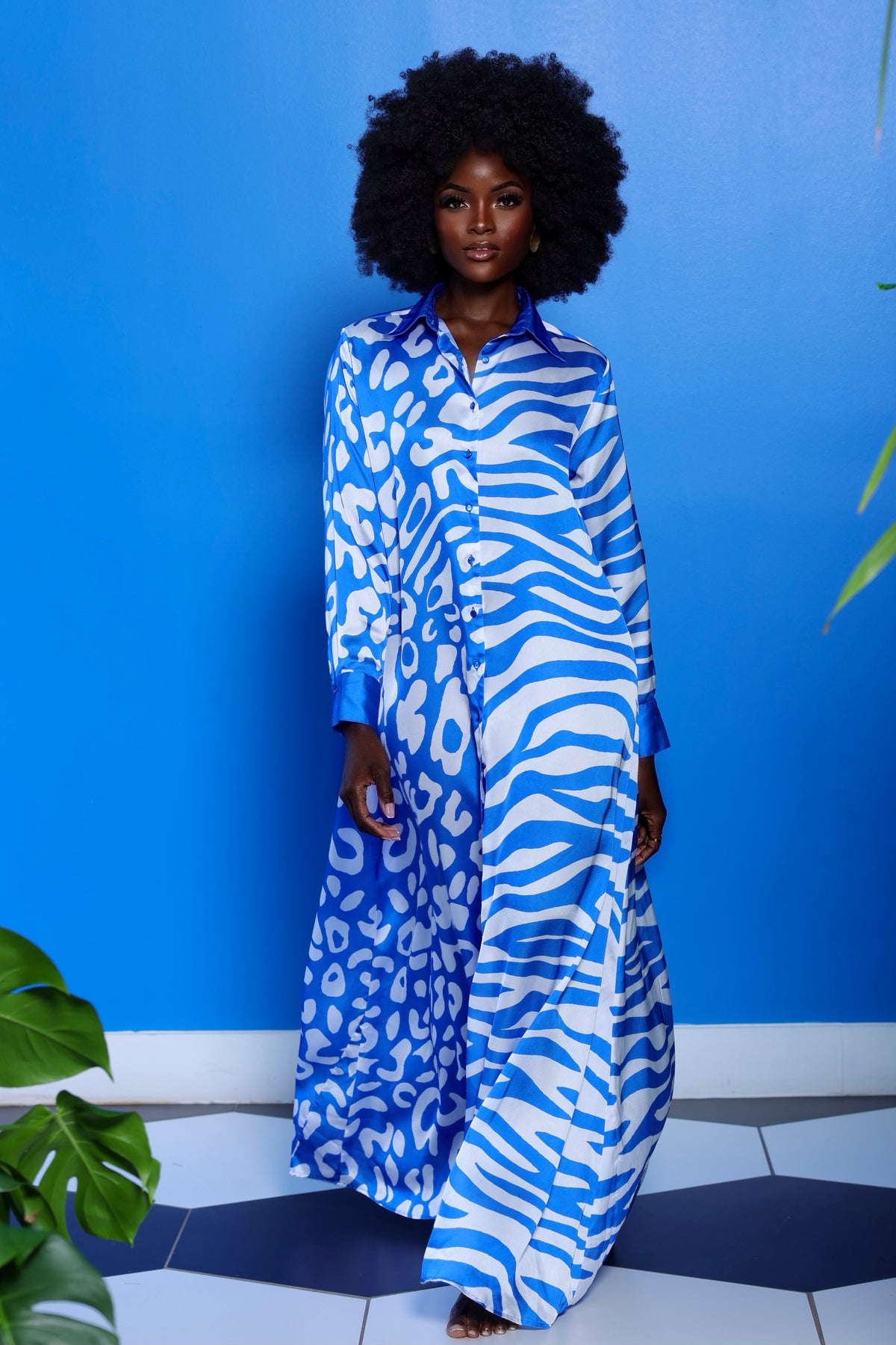 Sandra Shirt Dress by Sai Sankoh, luxury resort shirt dress