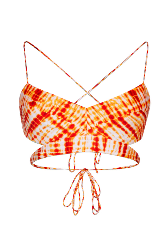 Riviera Crop Top by Sai Sankoh, luxury resort blouse