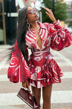 Keva Tiered Skirt by Sai Sankoh, luxury resort skirt