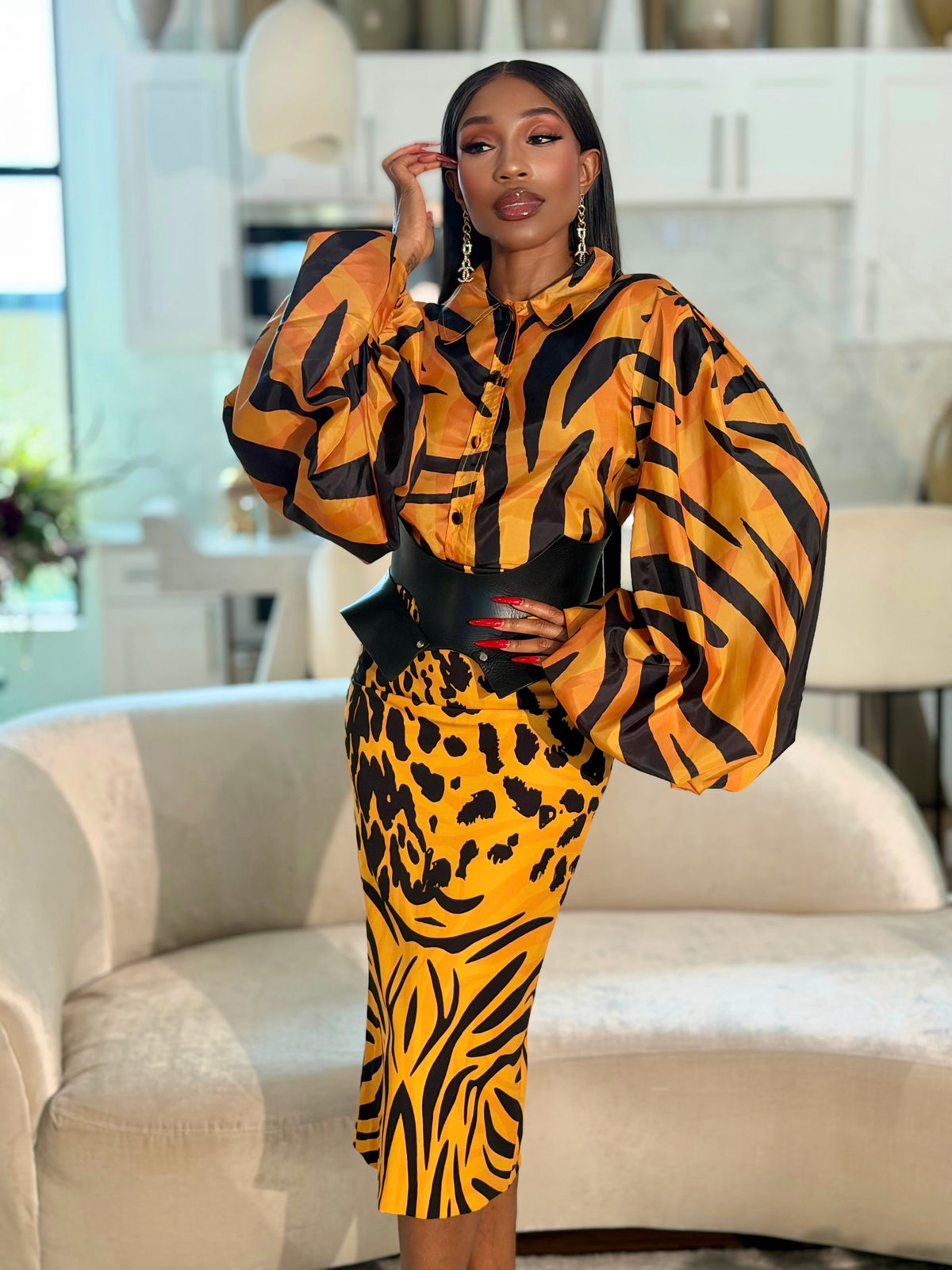 Jaqueline Blouse by Sai Sankoh — luxury resort wear
