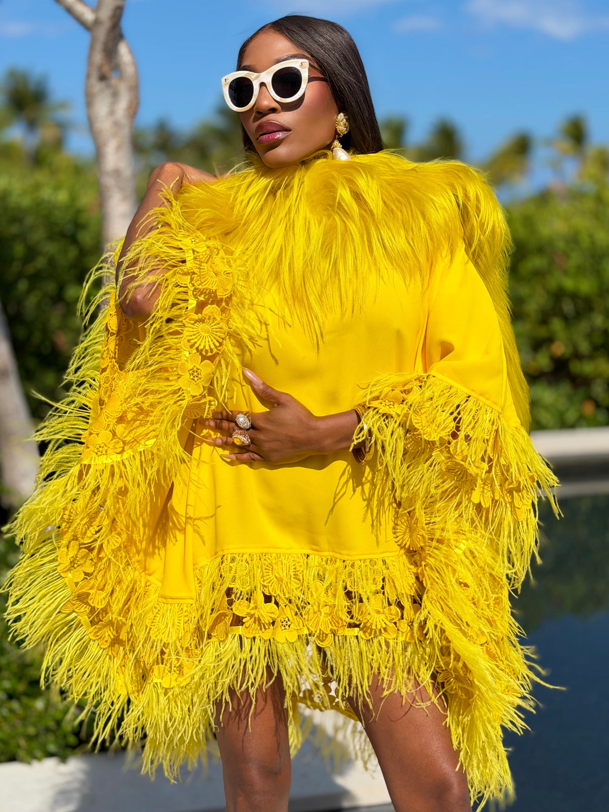 Melba Mini Dress – Canary Yellow