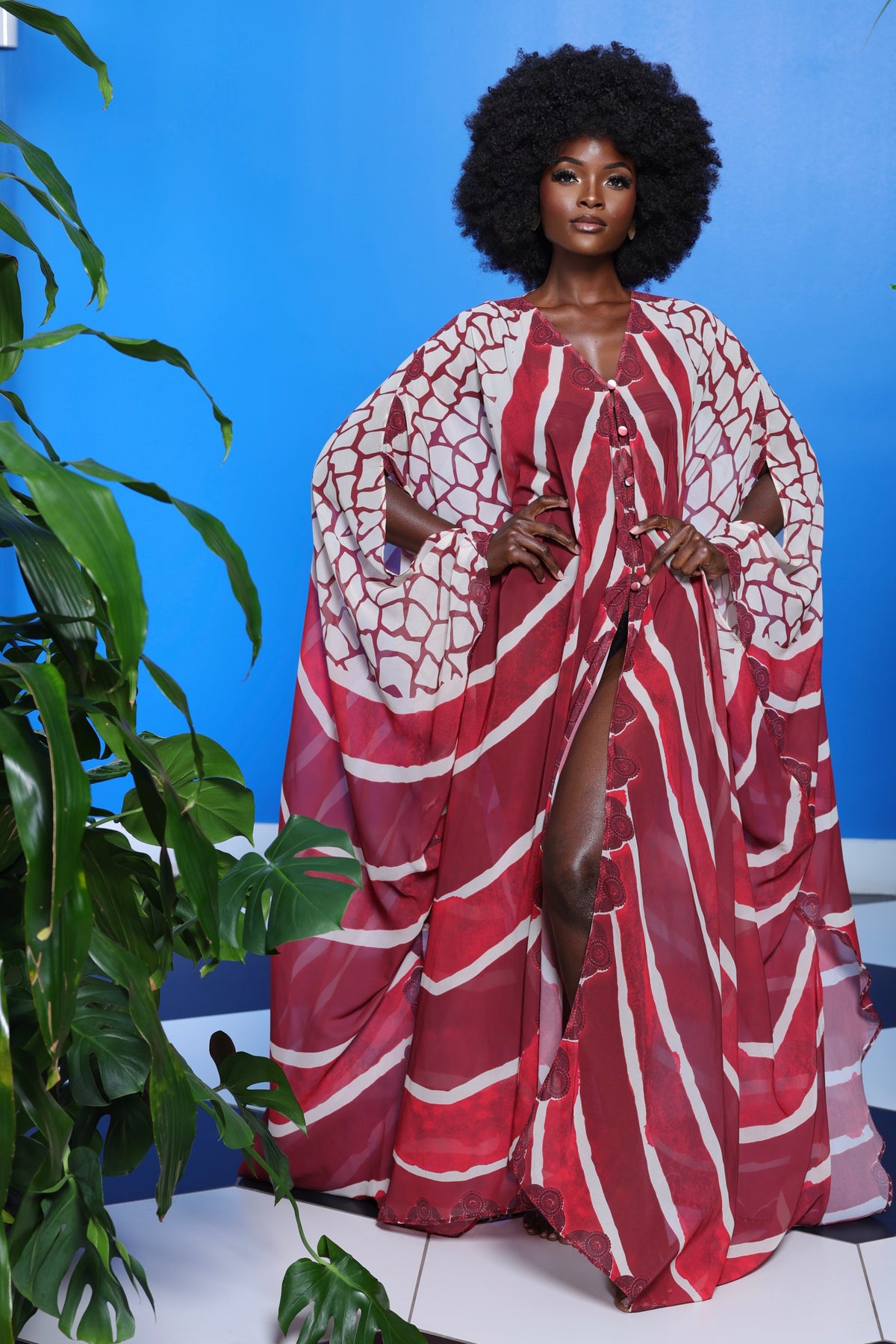 Lava Goddess Kaftan by Sai Sankoh — view 7