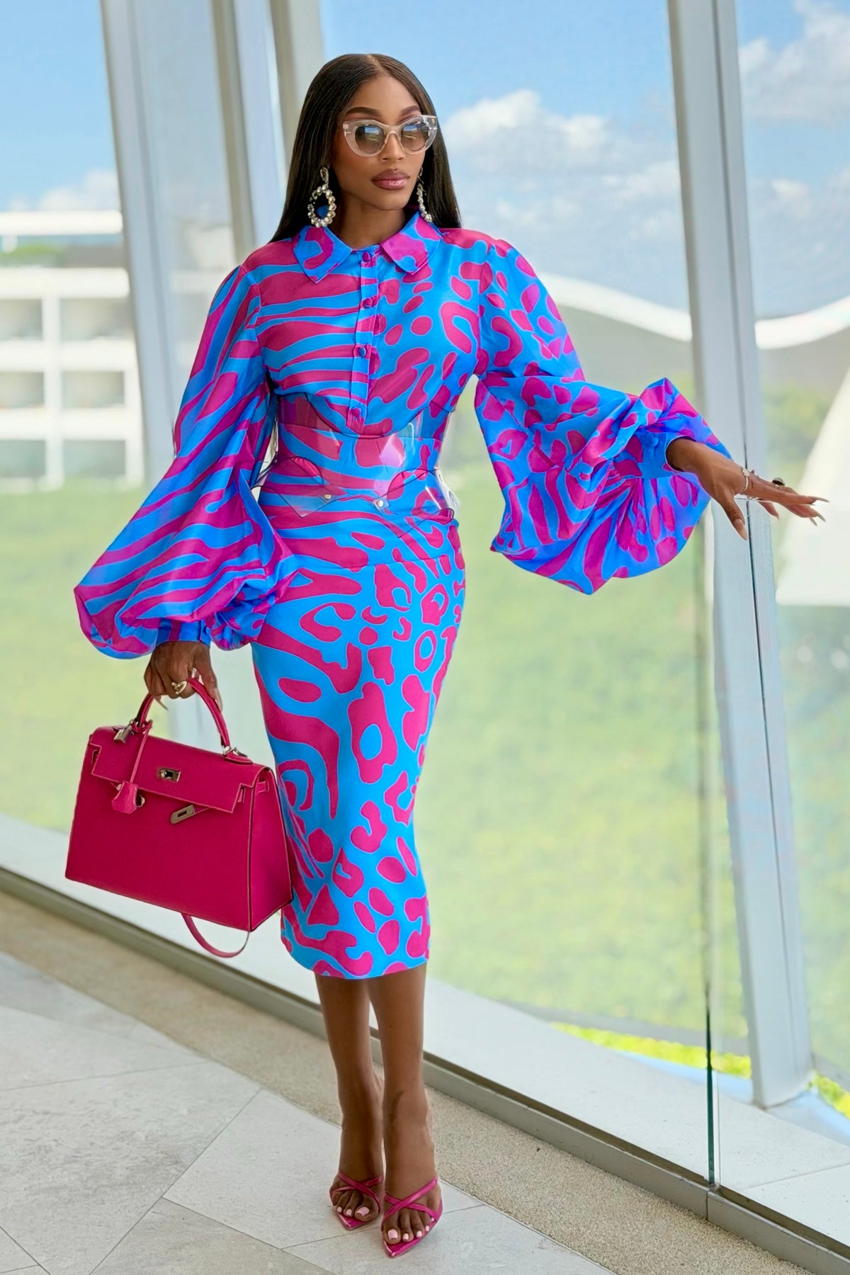 Bubble Gum Pencil Skirt by Sai Sankoh — view 15
